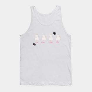 un deux trois cat Tank Top